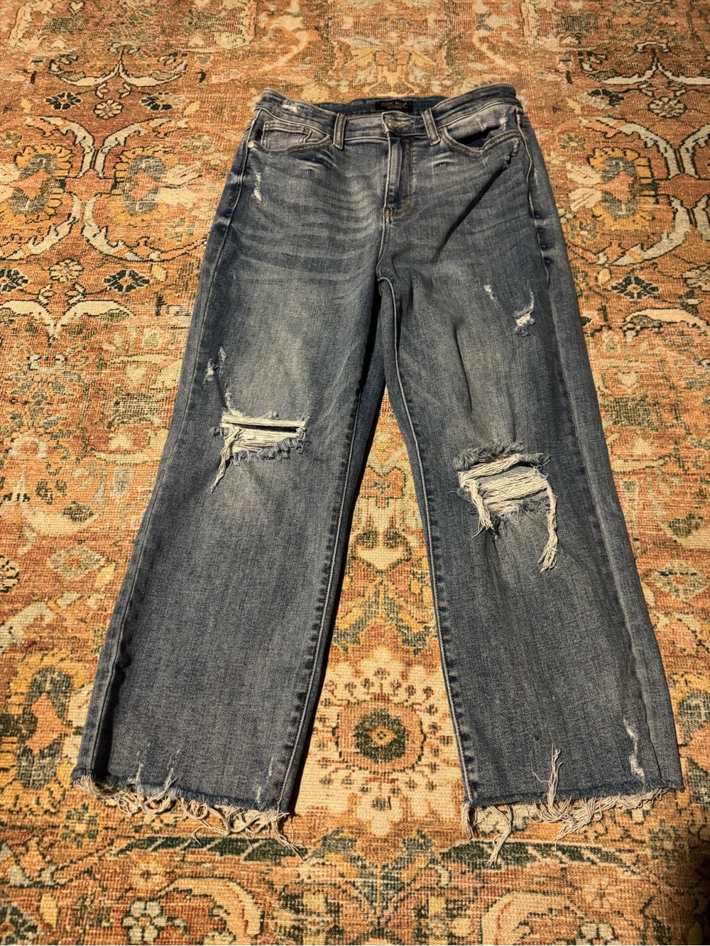 Judy blue wide leg crop Jean